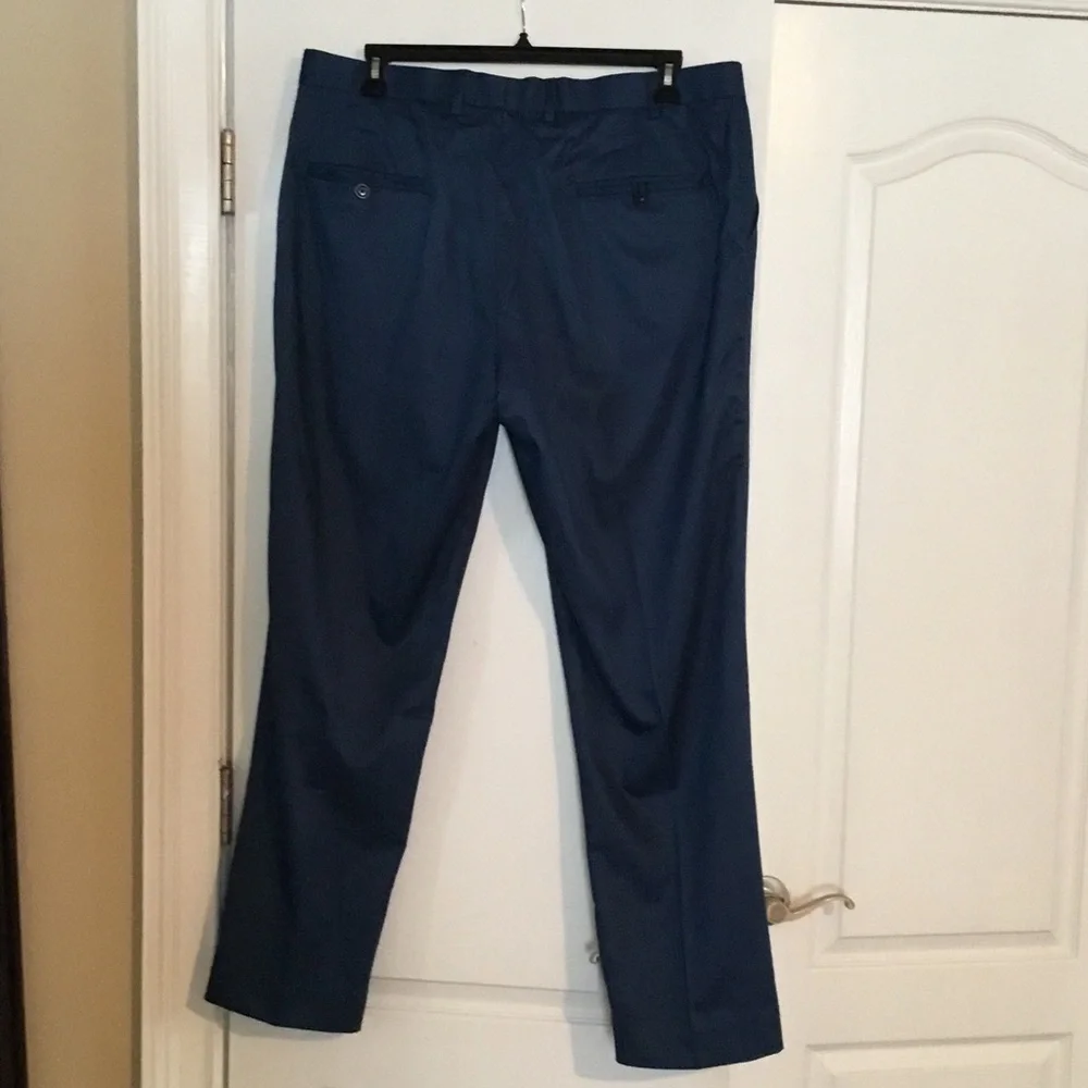 Men's Navy Dress Pants - Classic Tailored Trousers